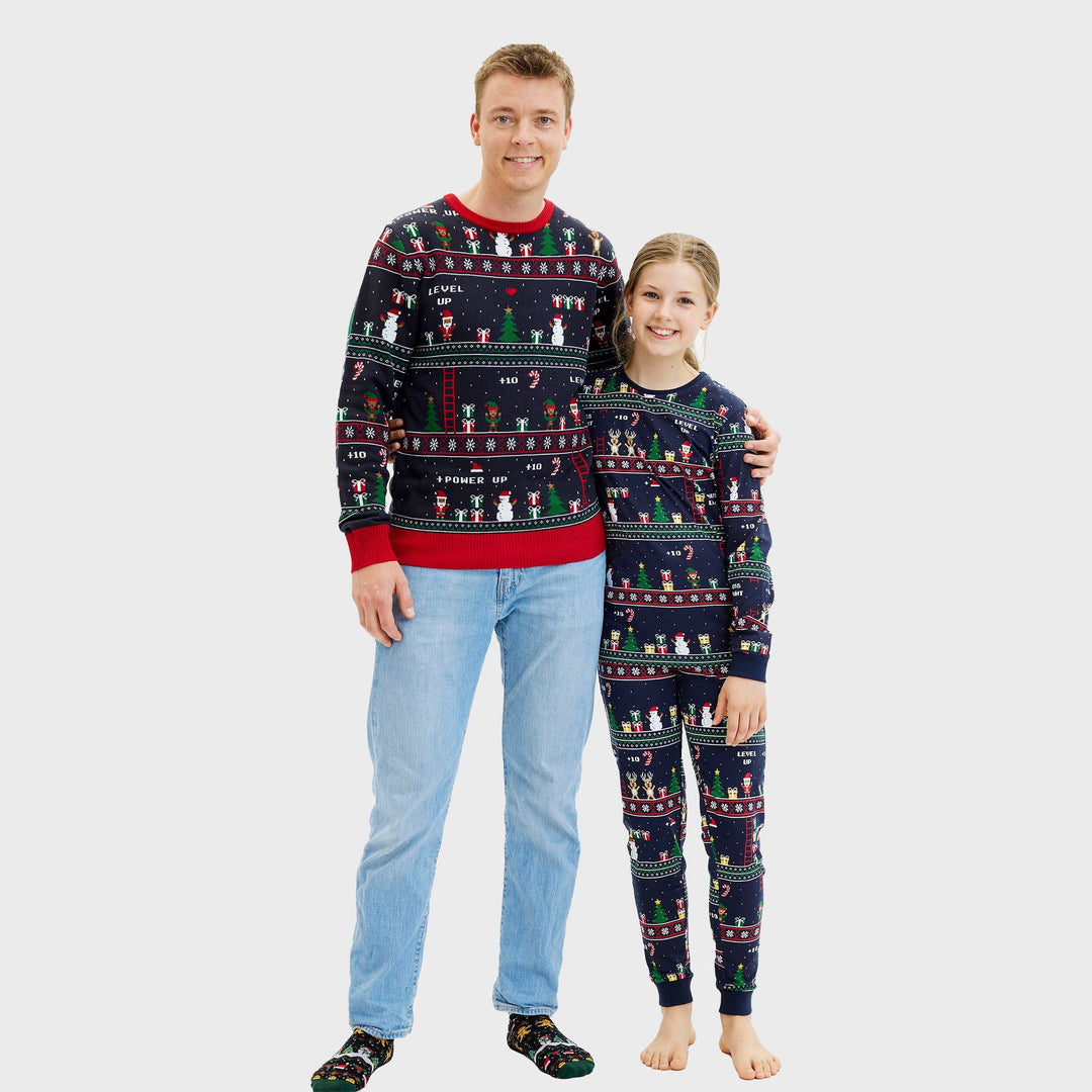 R&B | Vintage Gamer Weihnachten Pullover Herren