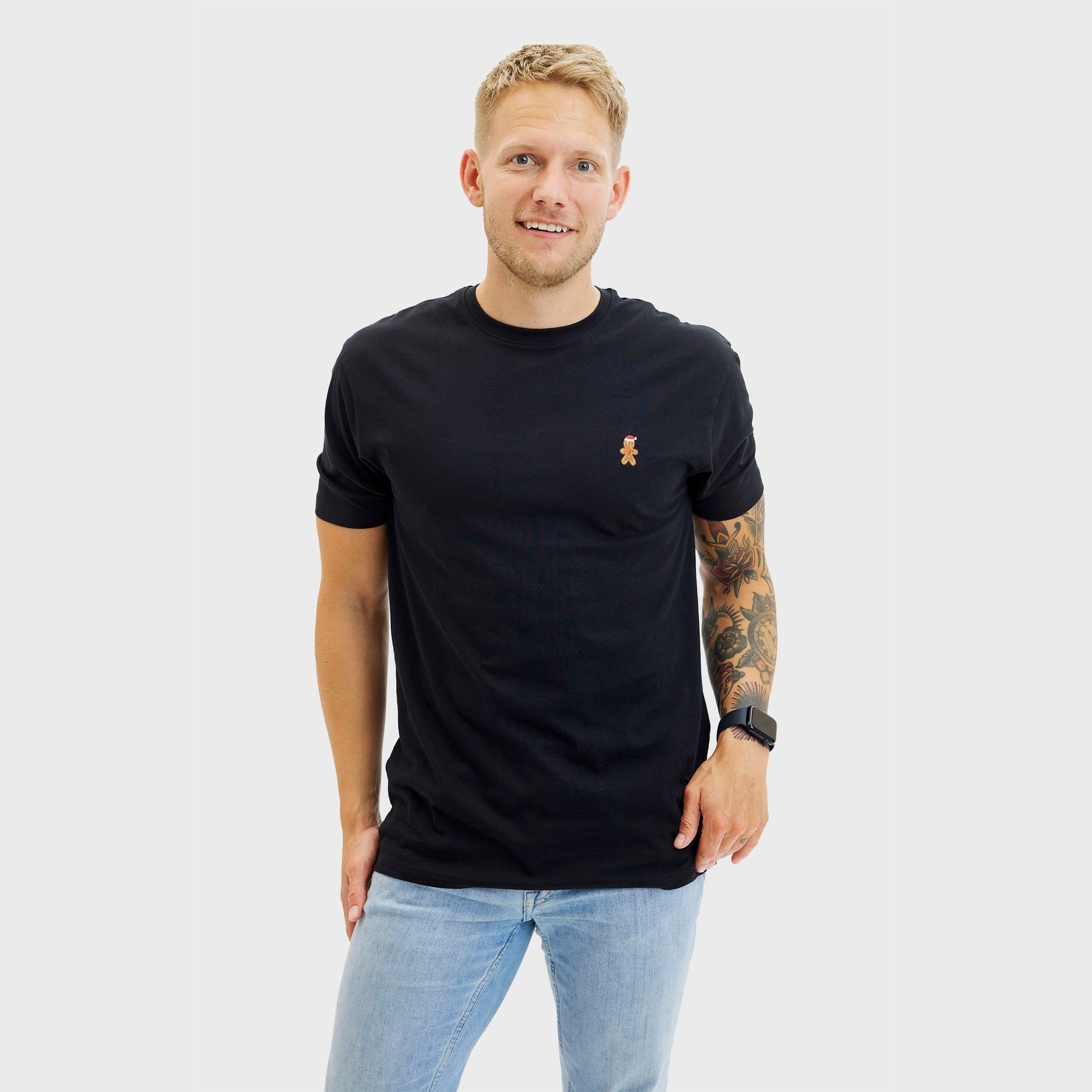 R&B | Das Weihnachtsplätzchen T-Shirt schwarz Herren