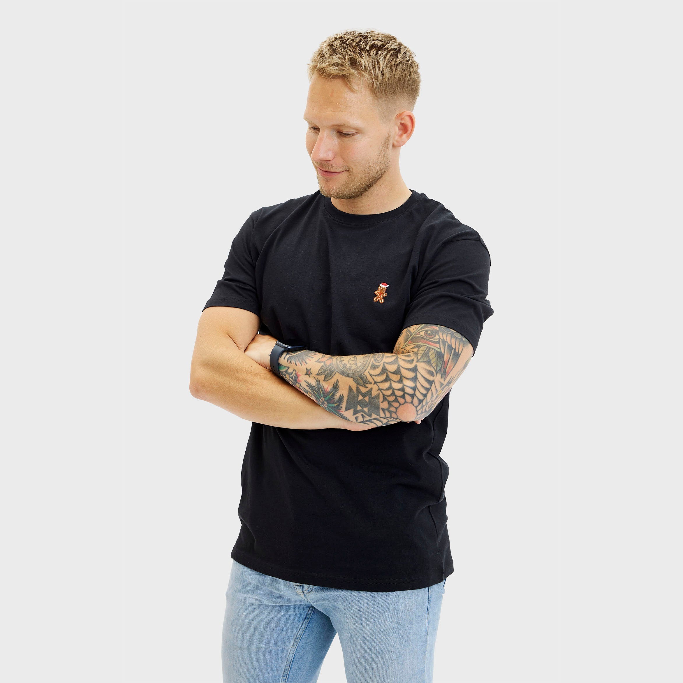 R&B | Das Weihnachtsplätzchen T-Shirt schwarz Herren