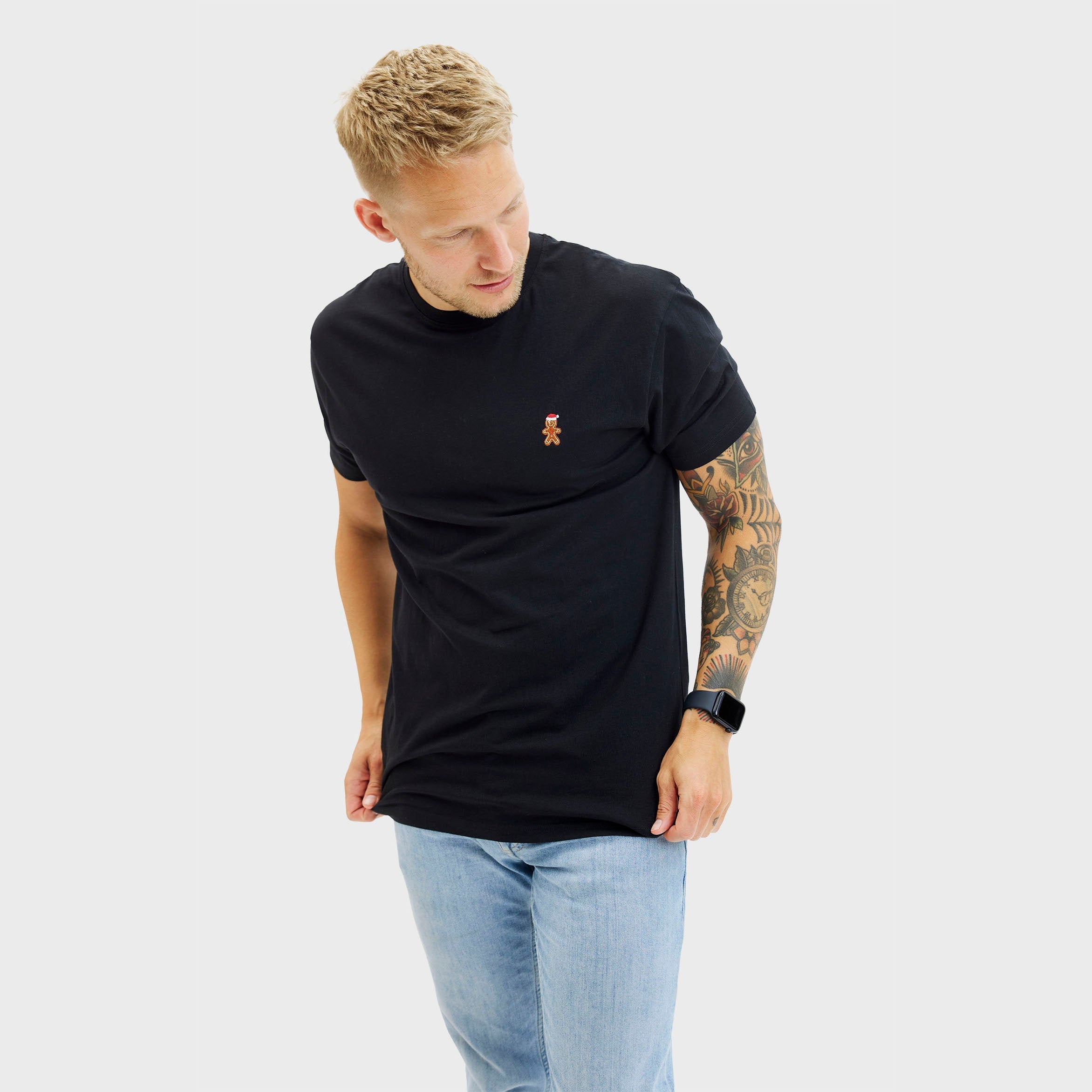 R&B | Das Weihnachtsplätzchen T-Shirt schwarz Herren