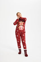 R&B | Rudolf's Sweet Christmas Pyjama Rot Damen