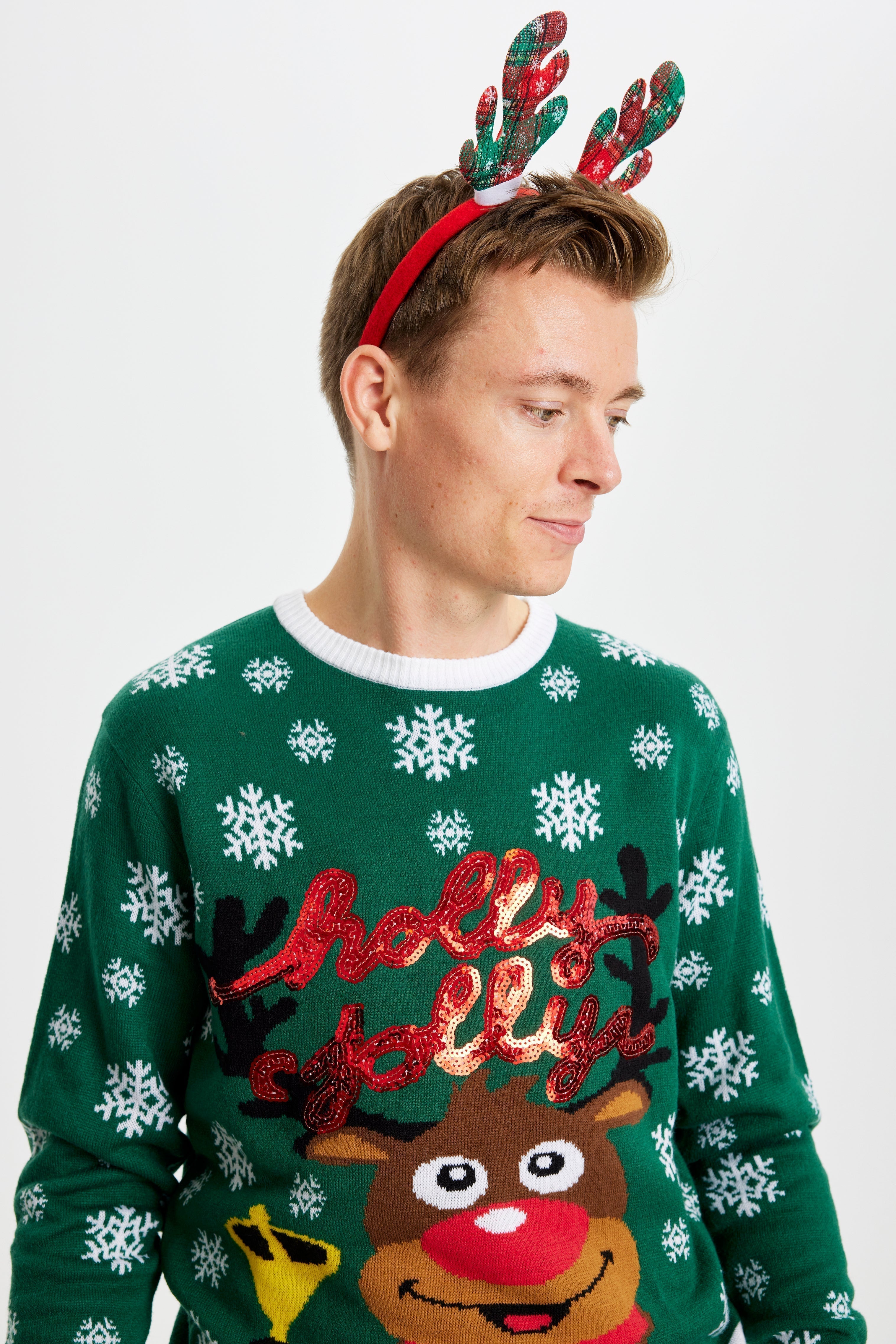 R&B | Holly Jolly Christmas Weihnachts-Pullover Herren