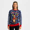 R&B | Jingle Bells Weihnachts-Pullover Frauen