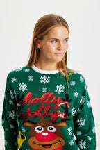 R&B | Holly Jolly Christmas Weihnachtspullover Frauen