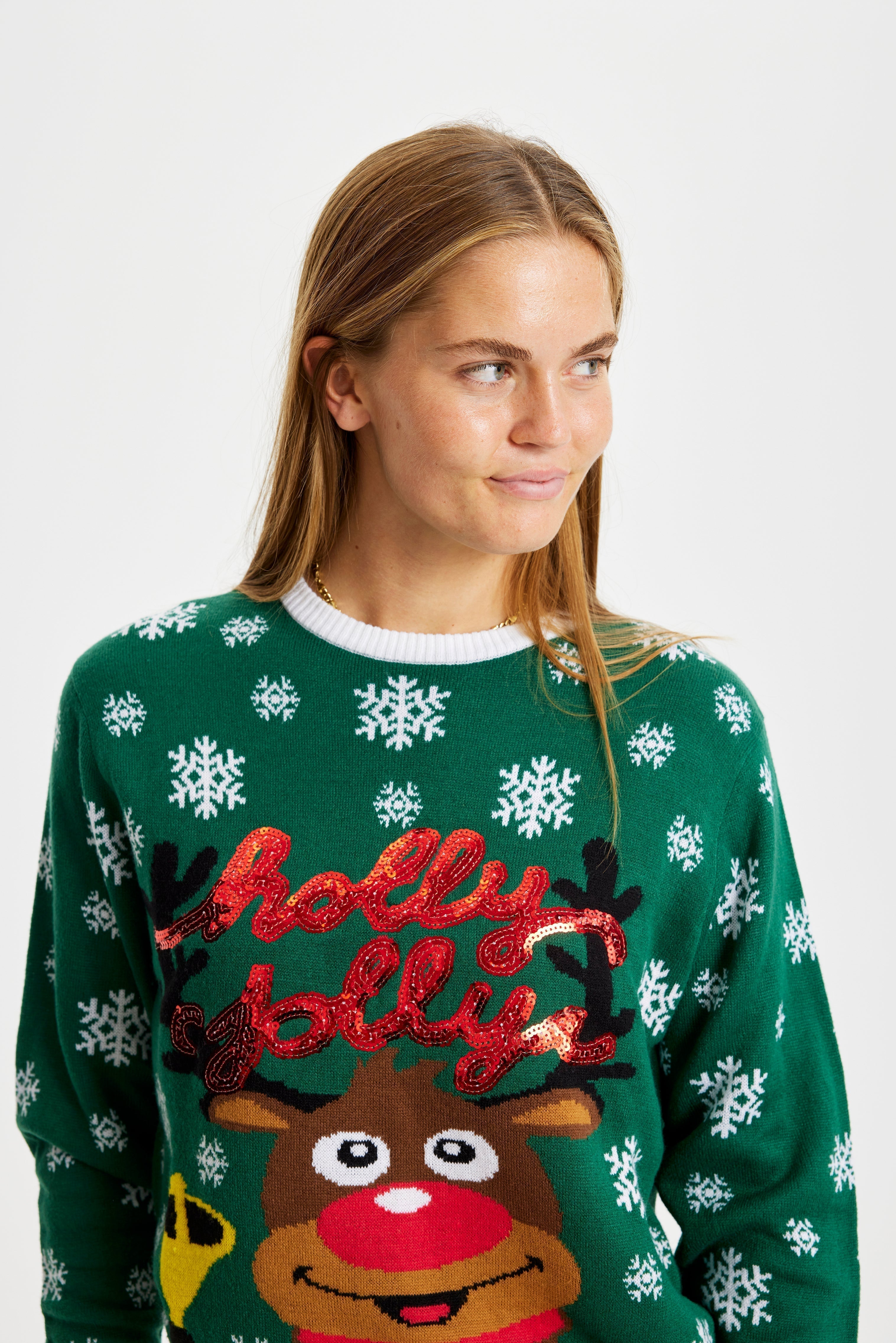 R&B | Holly Jolly Christmas Weihnachtspullover Frauen