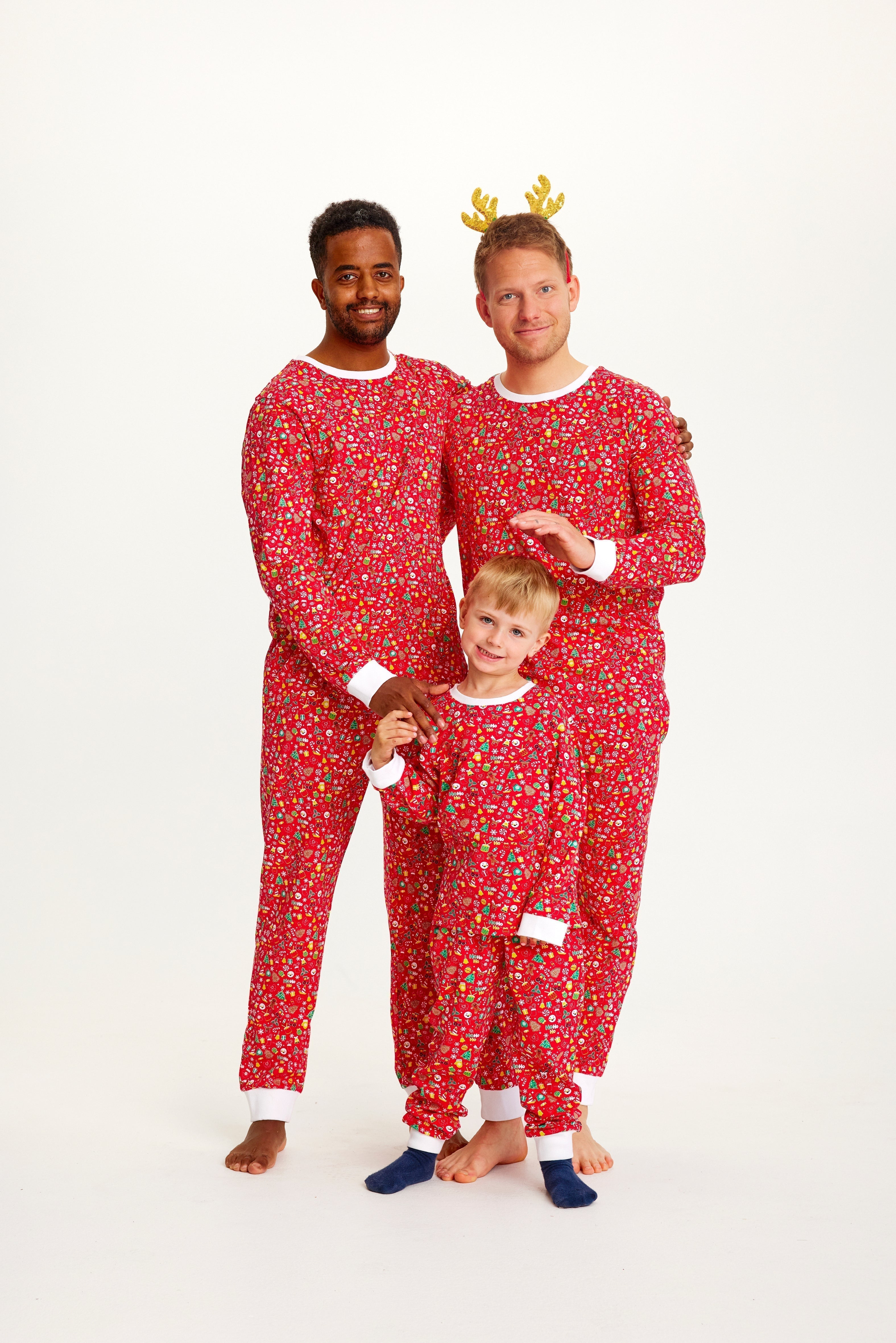 R&B | Verrückte Weihnachts-Pyjamas Rot Frauen