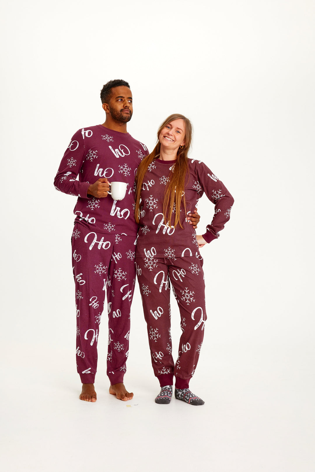 R&B | HO HO HO Weihnachts-Pyjama Damen
