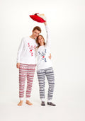 R&B | Süße Weihnachts-Pyjama Rot Herren