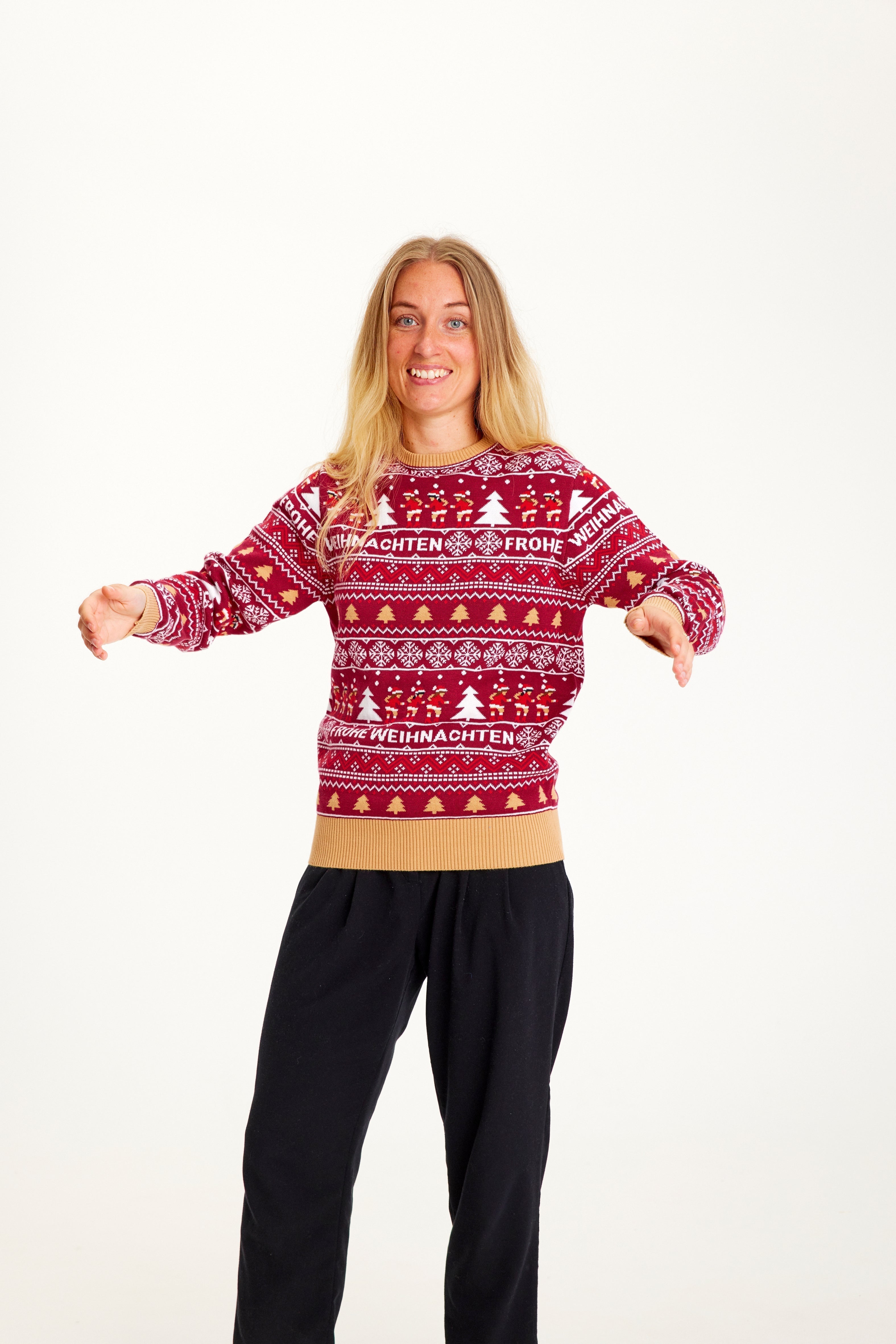 R&B | Frohe Weihnachten Weihnachts Pullover Damen