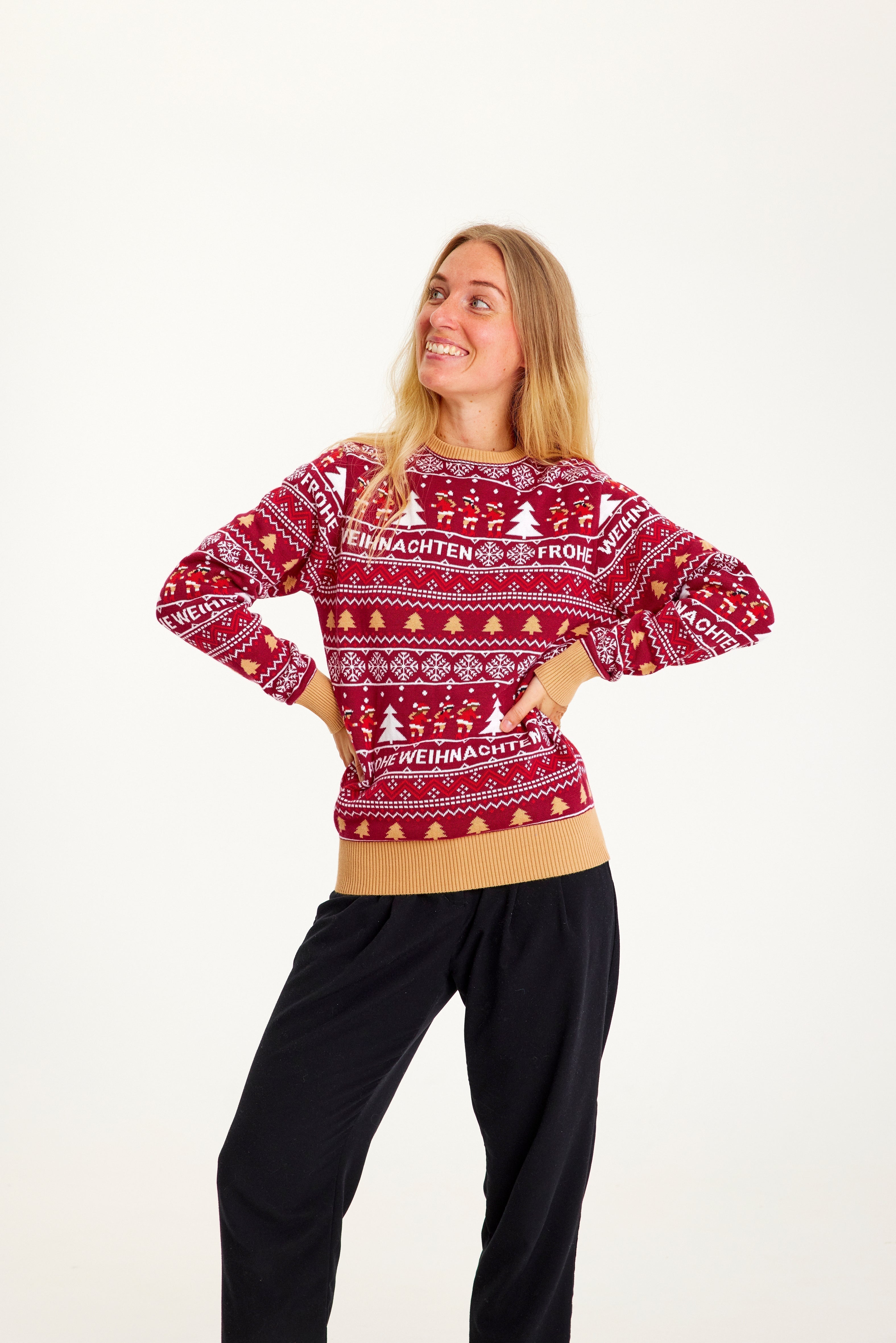 R&B | Frohe Weihnachten Weihnachts Pullover Damen