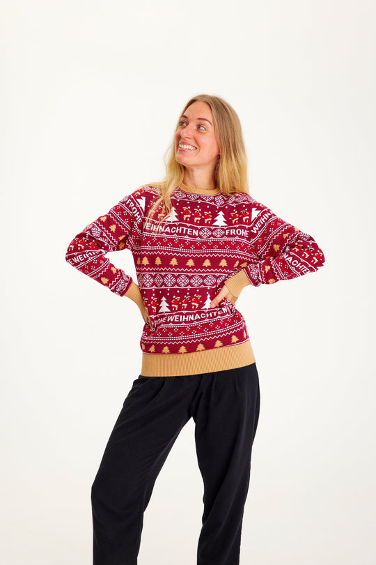 R&B | Frohe Weihnachten Weihnachts Pullover Damen
