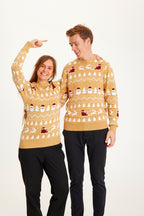 R&B | Der stilvolle Weihnachtspullover Beige Damen