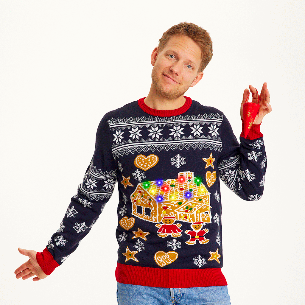 R&B | Der LR&Bkuchen-Weihnachtspullover Herren