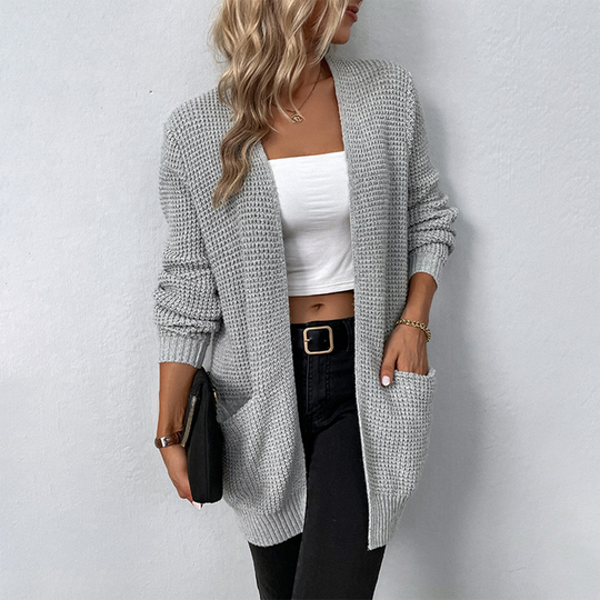 R&B | Damen Strickjacke mit Taschen – Maelis