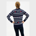 R&B | Der stilvolle Weihnachtspullover Navy Kinder