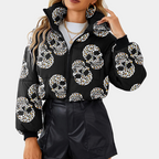 R&B | Trendige Abgeschnittene Herbstjacke für Damen