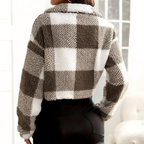 R&B | Stilvolle Karierte Herbstjacke für Damen