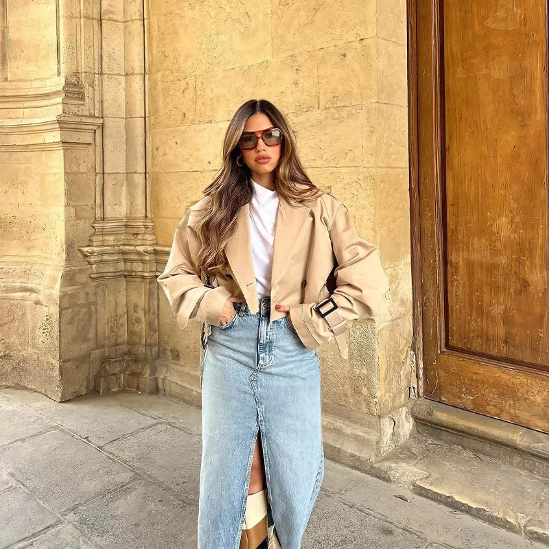 R&B | Moderner und eleganter Trenchcoat für Frauen