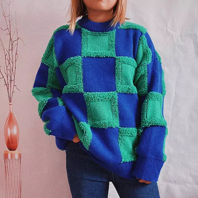 R&B | Patchwork Freizeitpullover