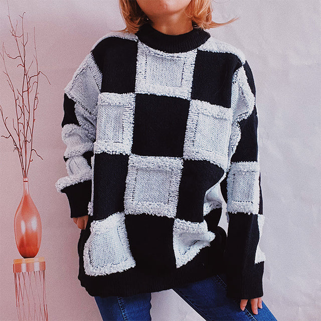 R&B | Patchwork Freizeitpullover