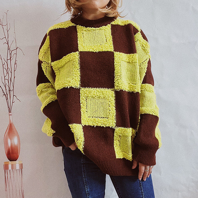 R&B | Patchwork Freizeitpullover