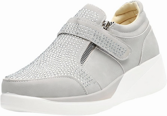 Shane Atmungsaktive Strass Reißverschuh Schuhe R&B