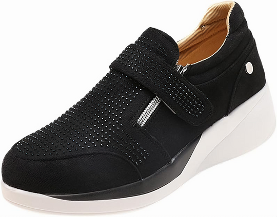 Shane Atmungsaktive Strass Reißverschuh Schuhe R&B
