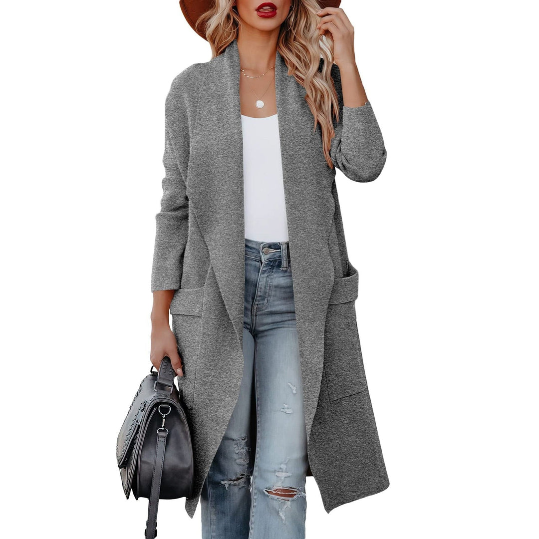 R&B | Eleganter Strick Winter Wildledermantel