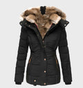 R&B | Slim Fit Damen Winterjacke mit Kapuze