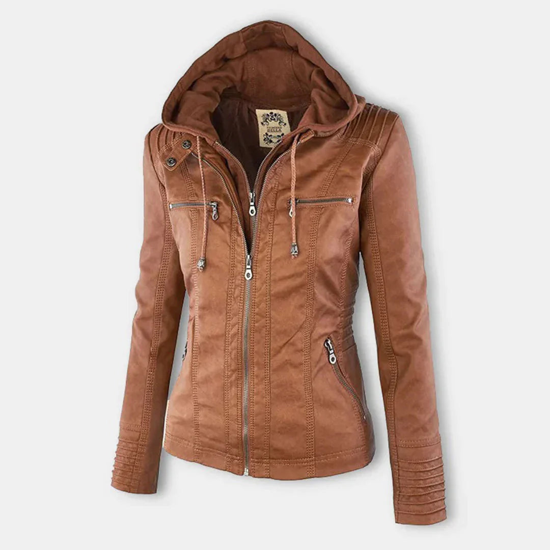 R&B | Stilvolle Motorradjacke mit Kapuze