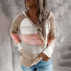 R&B | V-Ausschnitt Pullover Freizeit Saison Kollektion Ideal für den Winter