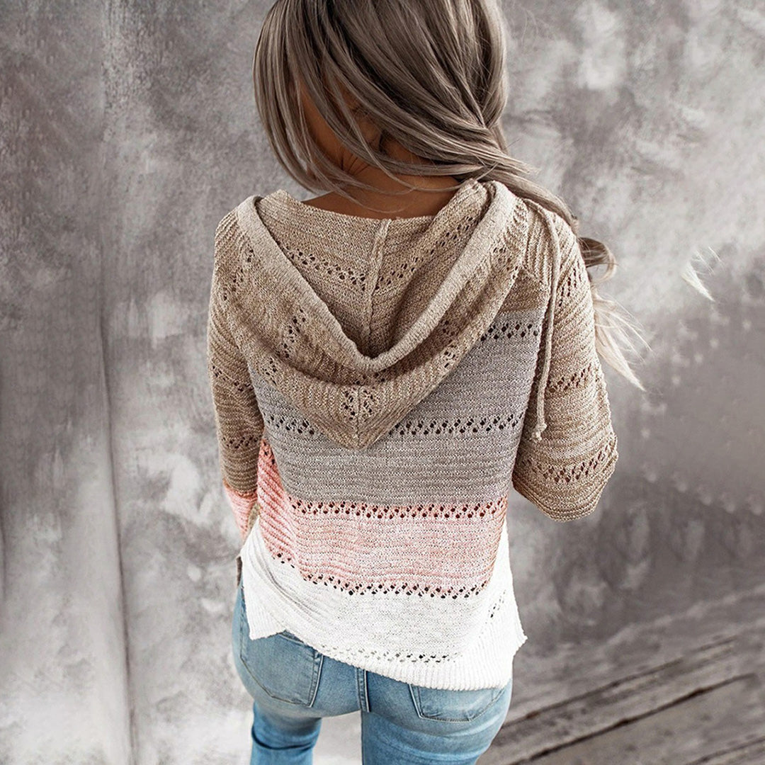 R&B | Strickpullover mit Kapuze Atmungsaktives Material Lässiger Stil