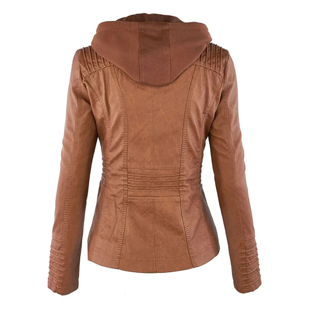 R&B | Stilvolle Motorradjacke mit Kapuze