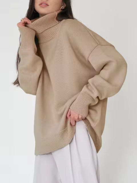 R&B | Rollkragenpullover mit lockerer Passform
