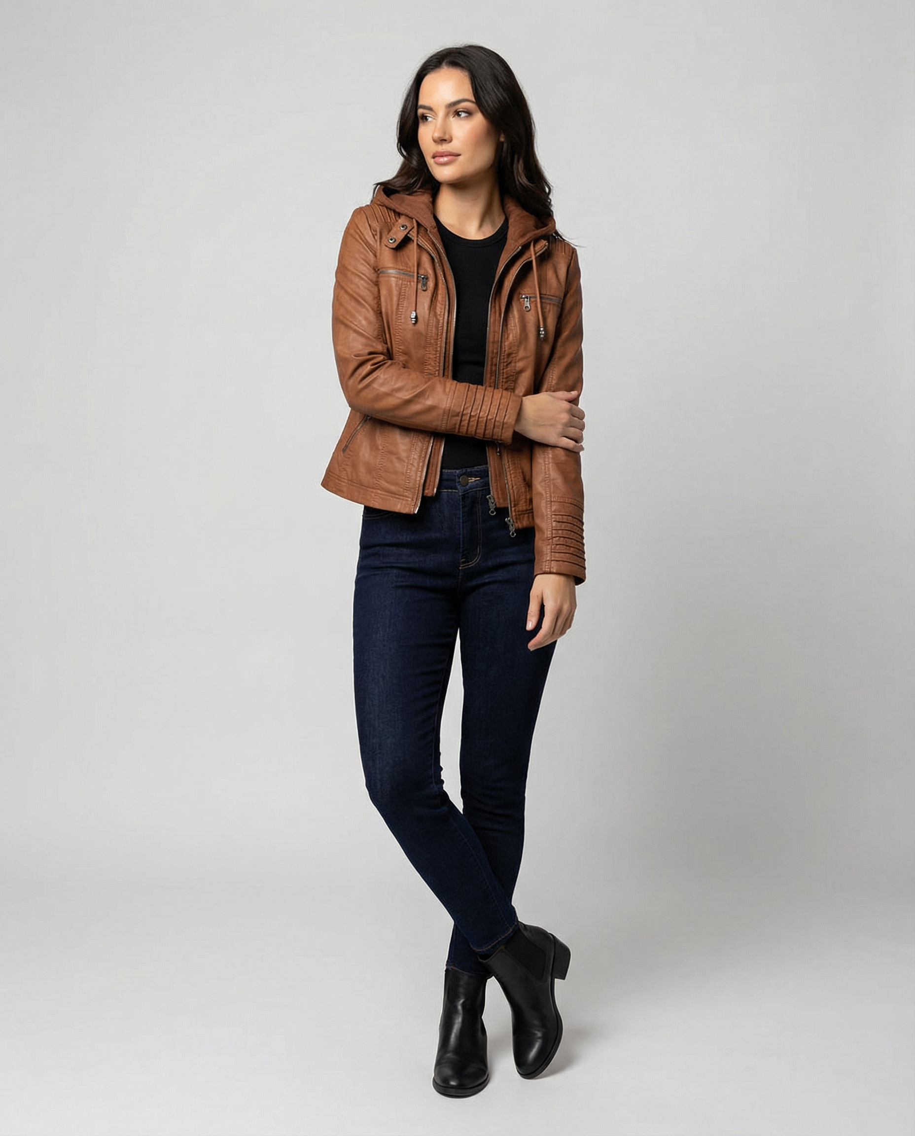 R&B | Wetterfester Damen jacke Mit Kapuze