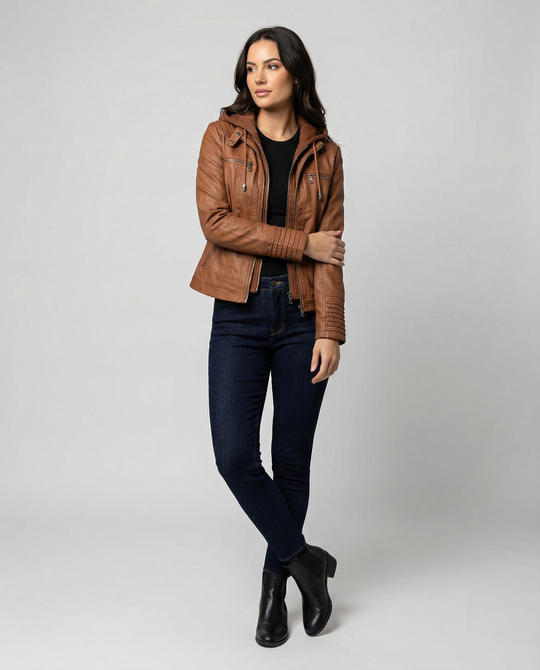 R&B | Wetterfester Damen jacke Mit Kapuze