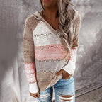 R&B | Strickpullover mit Kapuze Atmungsaktives Material Lässiger Stil