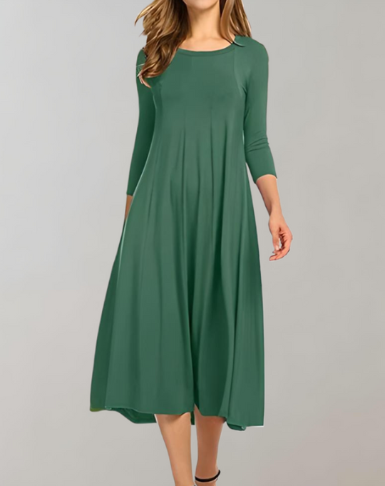 R&B | Swingkleid Mit 3/4 Ärmeln Für Einen Stilvollen Look