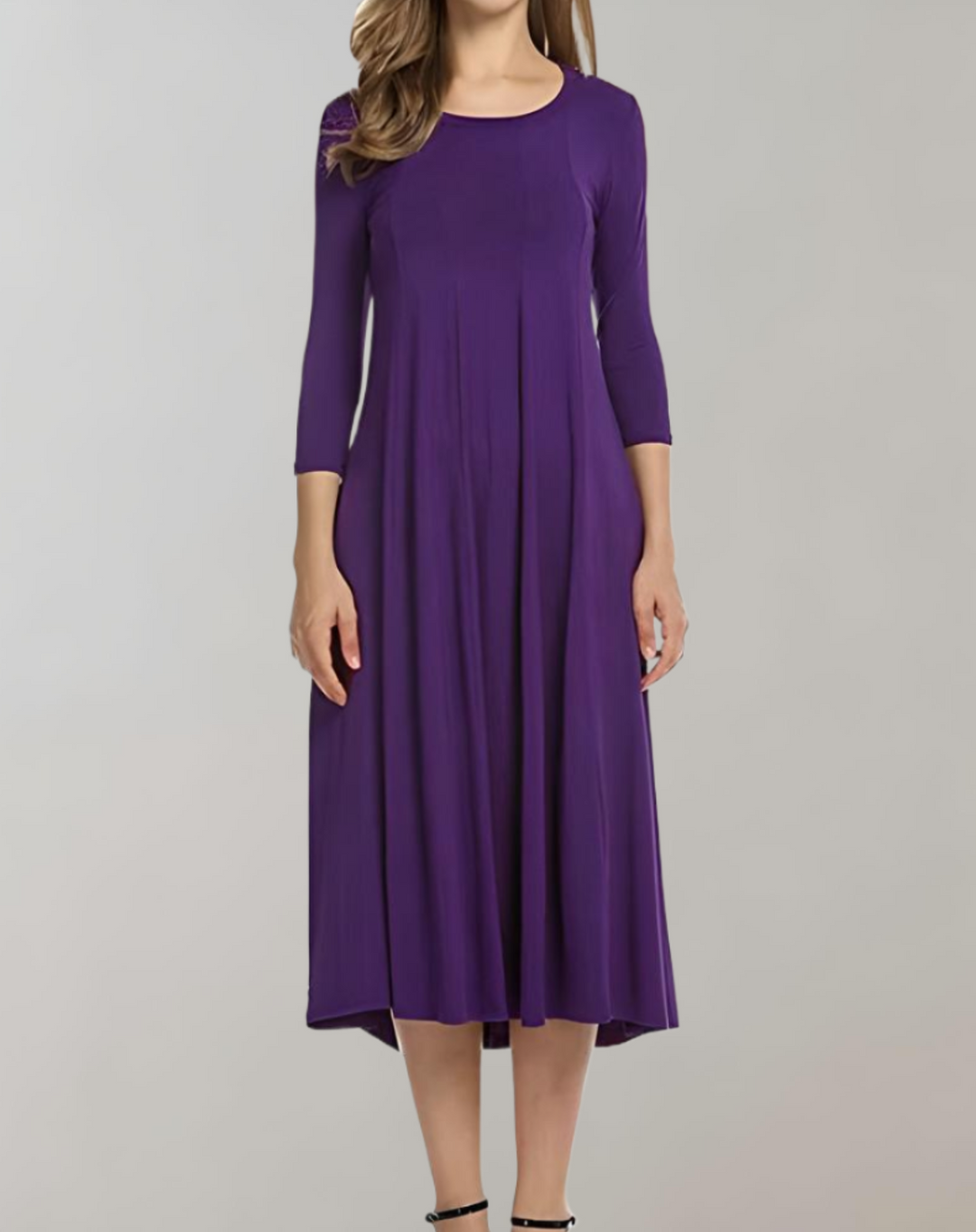 R&B | Swingkleid Mit 3/4 Ärmeln Für Einen Stilvollen Look