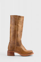 Kniehohe Stiefel | Niedriger Absatz | Breiter Absatz | Stiefel mit Absatz | Damenstiefel R&B