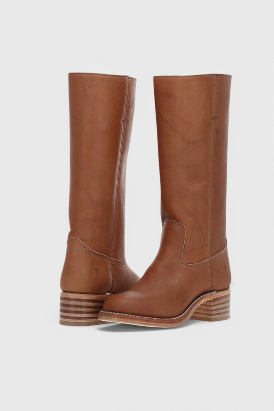 Kniehohe Stiefel | Niedriger Absatz | Breiter Absatz | Stiefel mit Absatz | Damenstiefel R&B