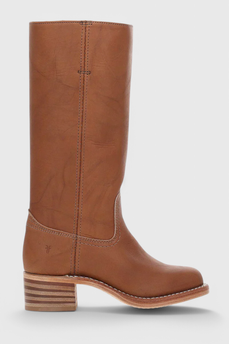 Kniehohe Stiefel | Niedriger Absatz | Breiter Absatz | Stiefel mit Absatz | Damenstiefel R&B