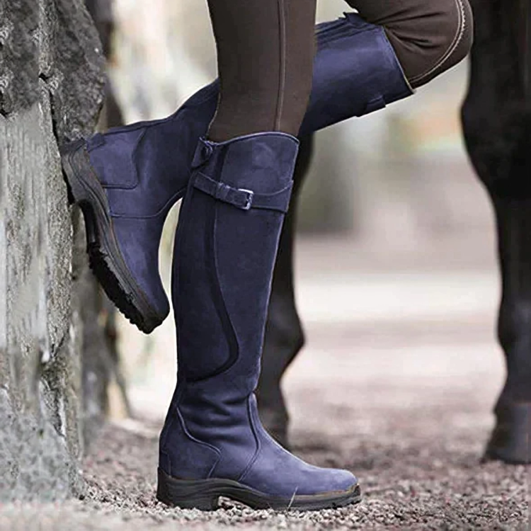 Knielange Stiefel | Wasserfest | Rutschfest | Reitstiefel | Damenstiefel R&B