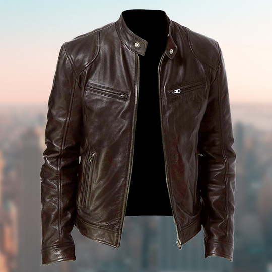 R&B | Zeitlose Lederjacke für Herren