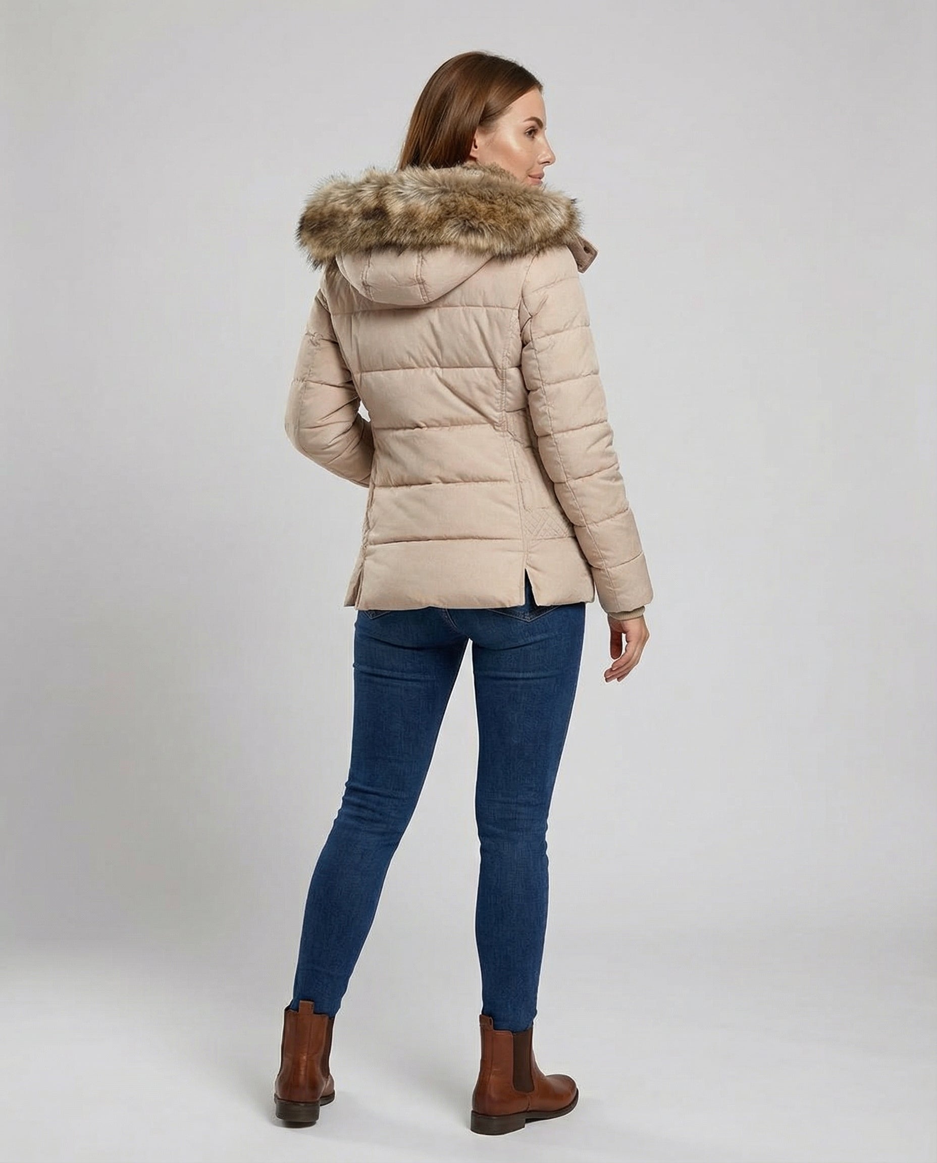 Warme Gefütterte Winterjacke Damen | R&B