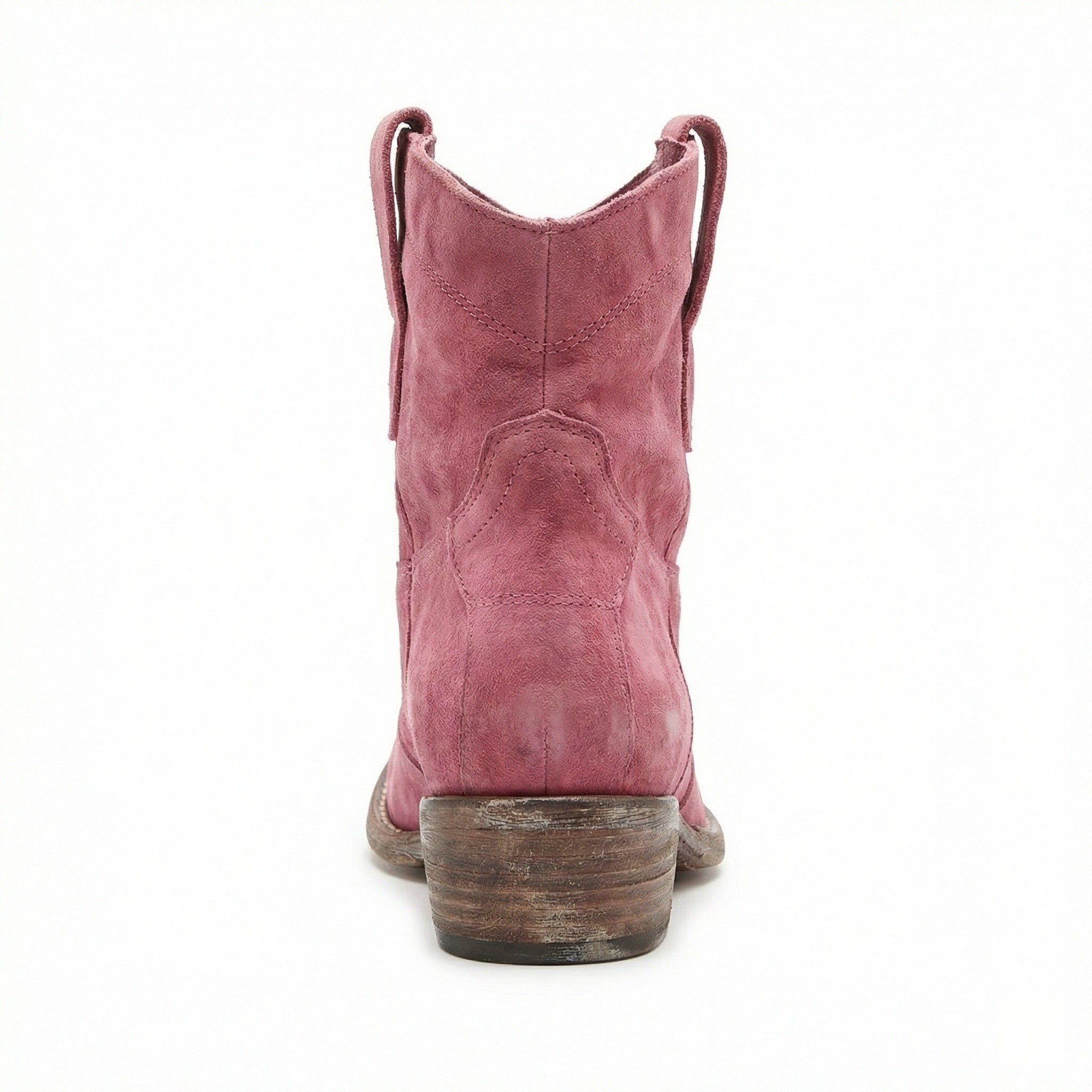 Kurze Cowboy-Stiefel | Western | Wildleder | Knöchel-Stiefel | Damenstiefel R&B