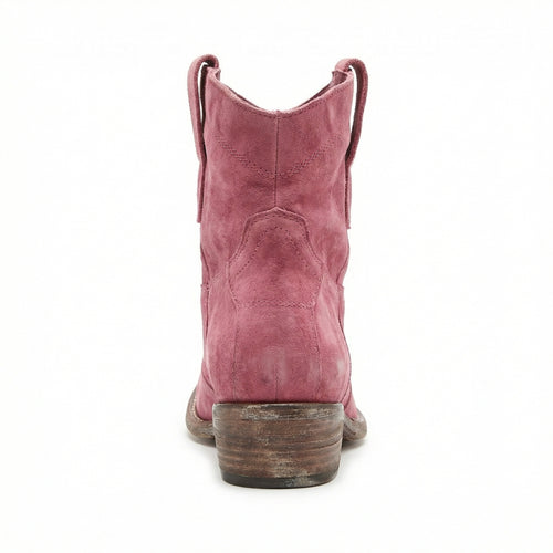 Kurze Cowboy-Stiefel | Western | Wildleder | Knöchel-Stiefel | Damenstiefel R&B
