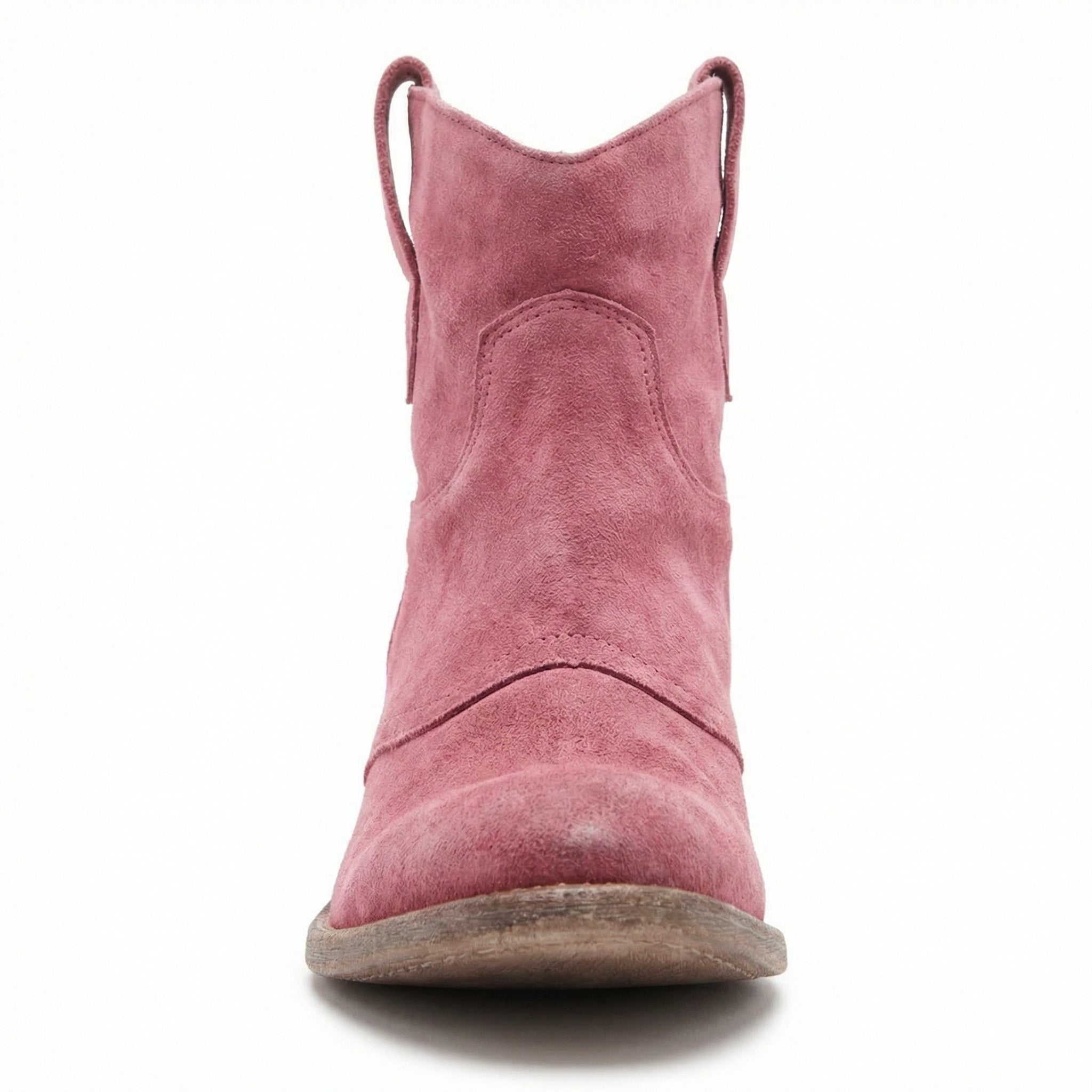 Kurze Cowboy-Stiefel | Western | Wildleder | Knöchel-Stiefel | Damenstiefel R&B