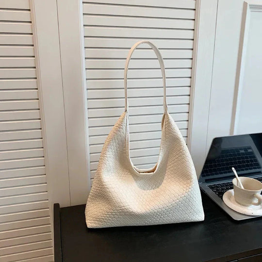 R&B | Tasche Vegan Leder Alltag Gewebte Tasche Schultertasche