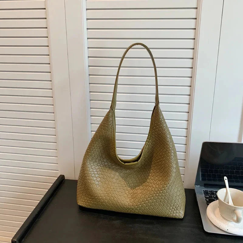 R&B | Tasche Vegan Leder Alltag Gewebte Tasche Schultertasche